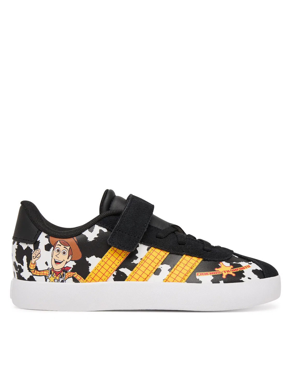 Кроссовки для мальчика Pixar Toy Story Vl Court Shoes Children Adidas, черный