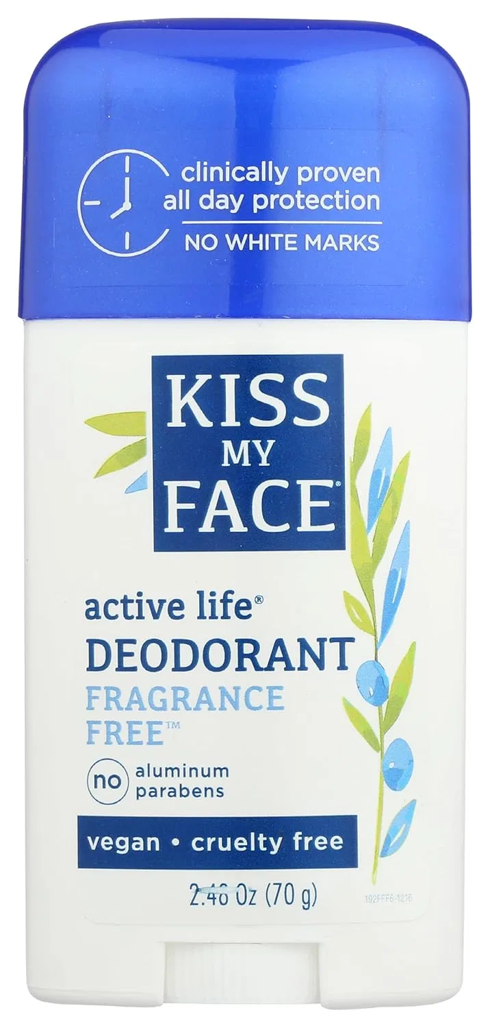 Дезодорант-стик без запаха Kiss My Face Active Enzyme, 73 мл