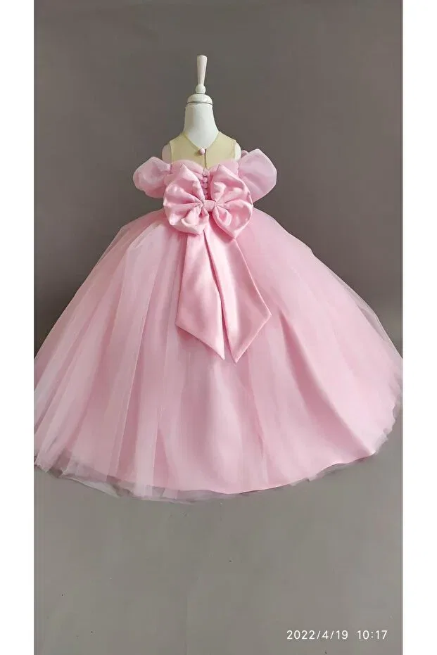 Детское платье для девочек с принтом Star Kids, Pink — фото 4