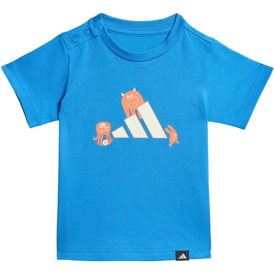 Футболка с принтом Tiro_Nster Graphic adidas, Розовый — фото 3