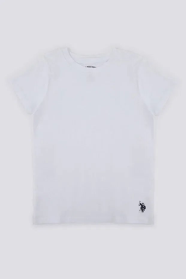 Детская майка для мальчиков хлопковая U.S. Polo Assn., White