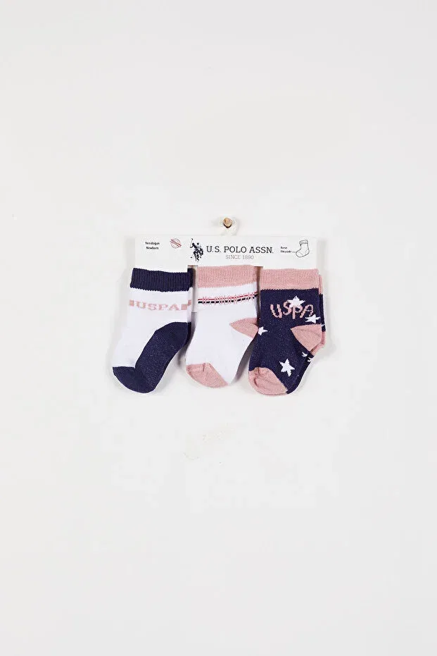 Детские носки для девочек хлопковые U.S. Polo Assn., White