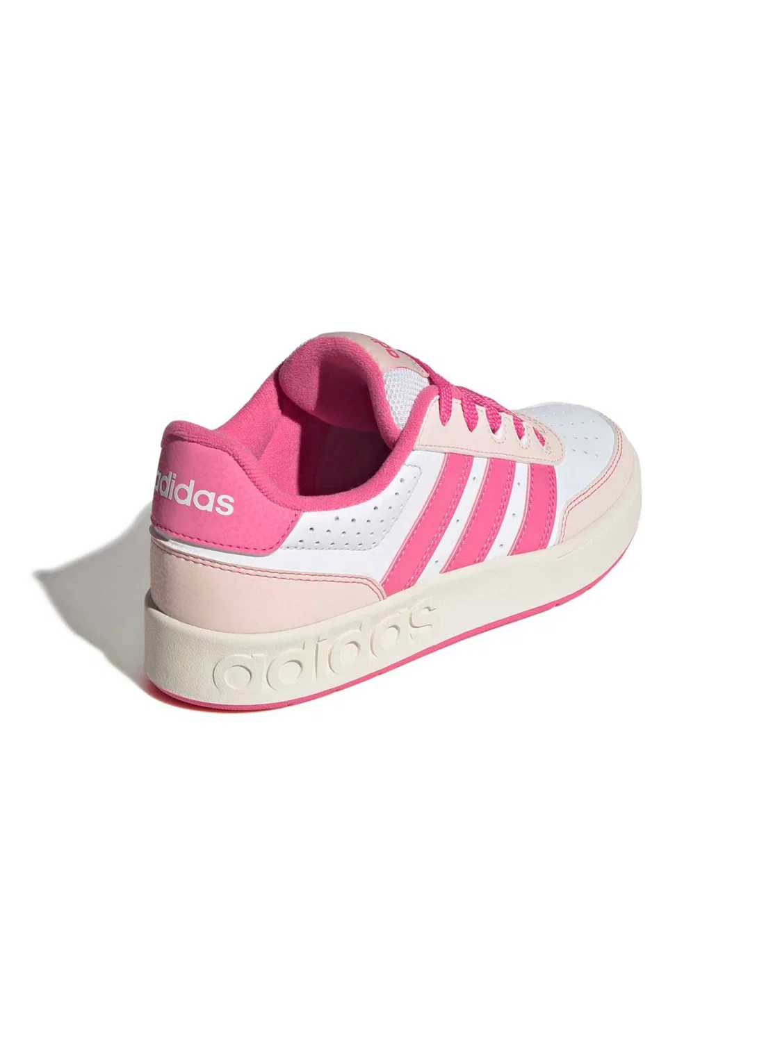 Кроссовки Adidas Sportswear Breakbase в розовом, пастельно-розовом и белом цветах — фото 4