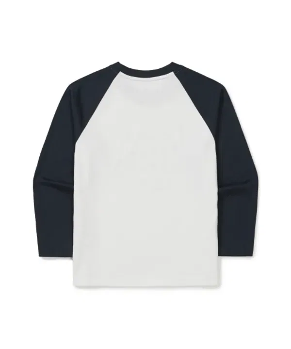 Футболка с реглан-рукавом, детская, Snowpeak Apparel Kids, темно-синий — фото 3