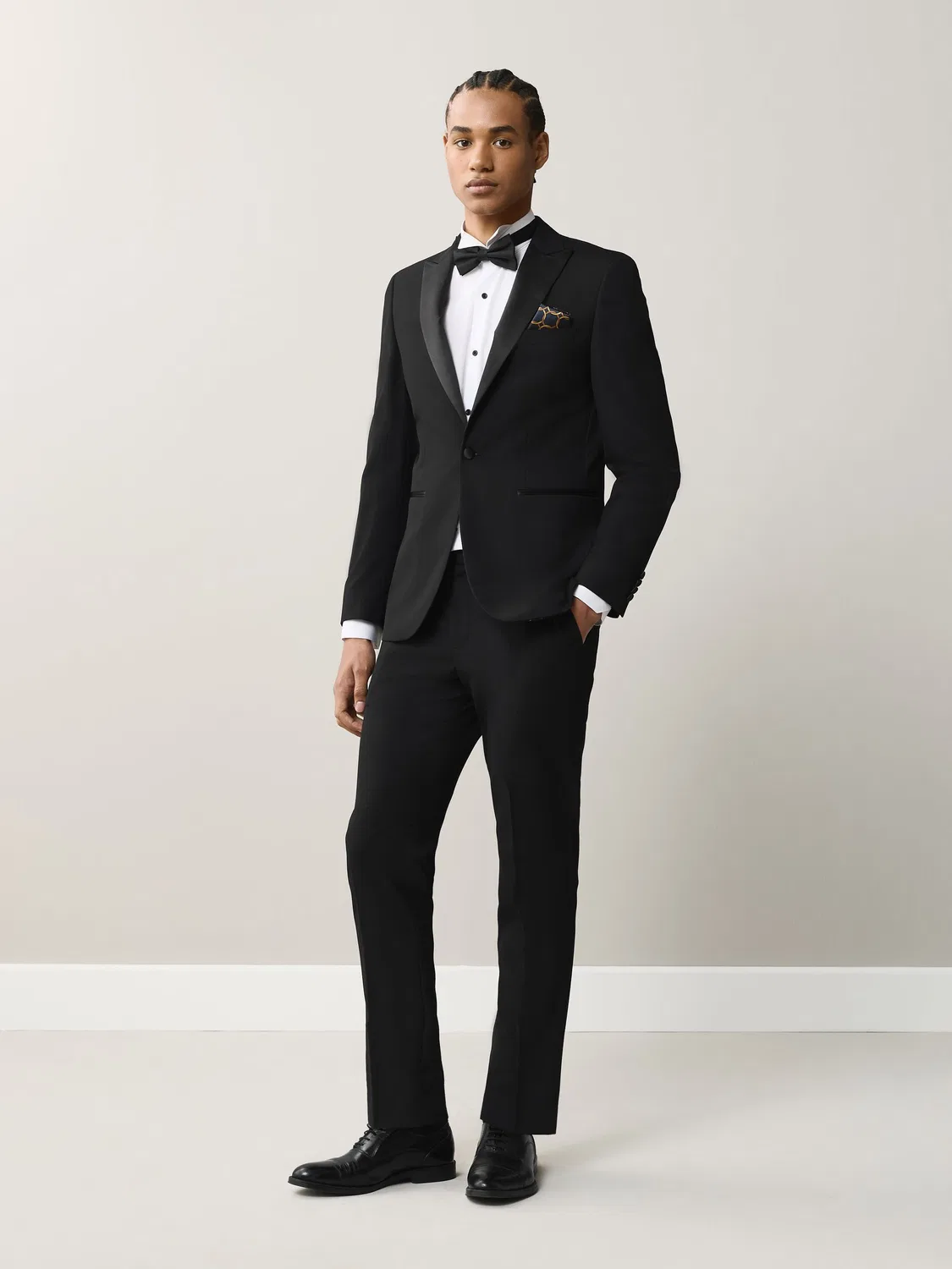 Пиджак смокинг Slim Fit Black Next, Black — фото 2