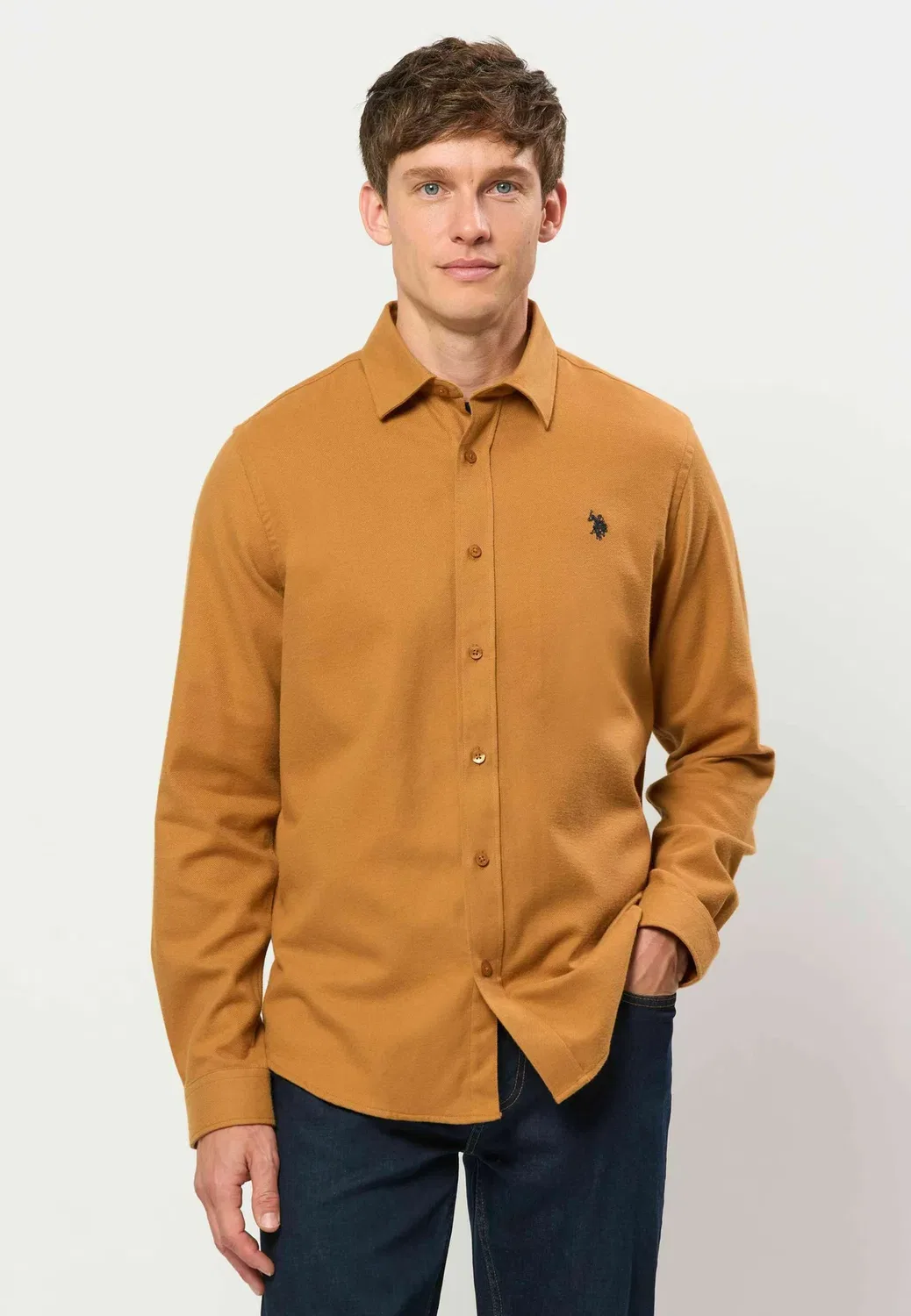Умрагн - рубашка U.S. Polo Assn., Brown Sugar