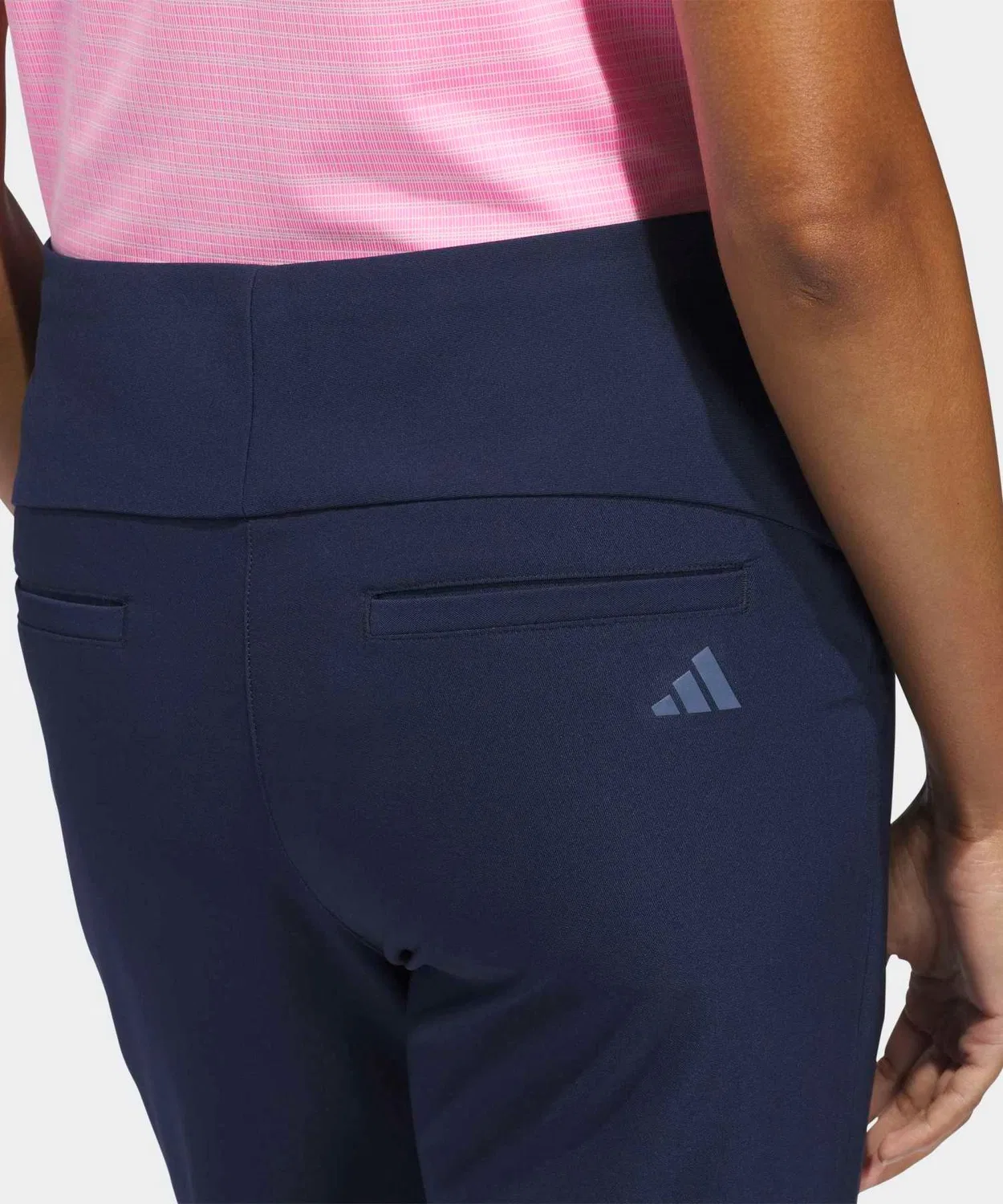 Женские спортивные брюки с высокой посадкой из стрейч-ткани Ultimate365+ Ankle Pant Adidas, Синий — фото 3