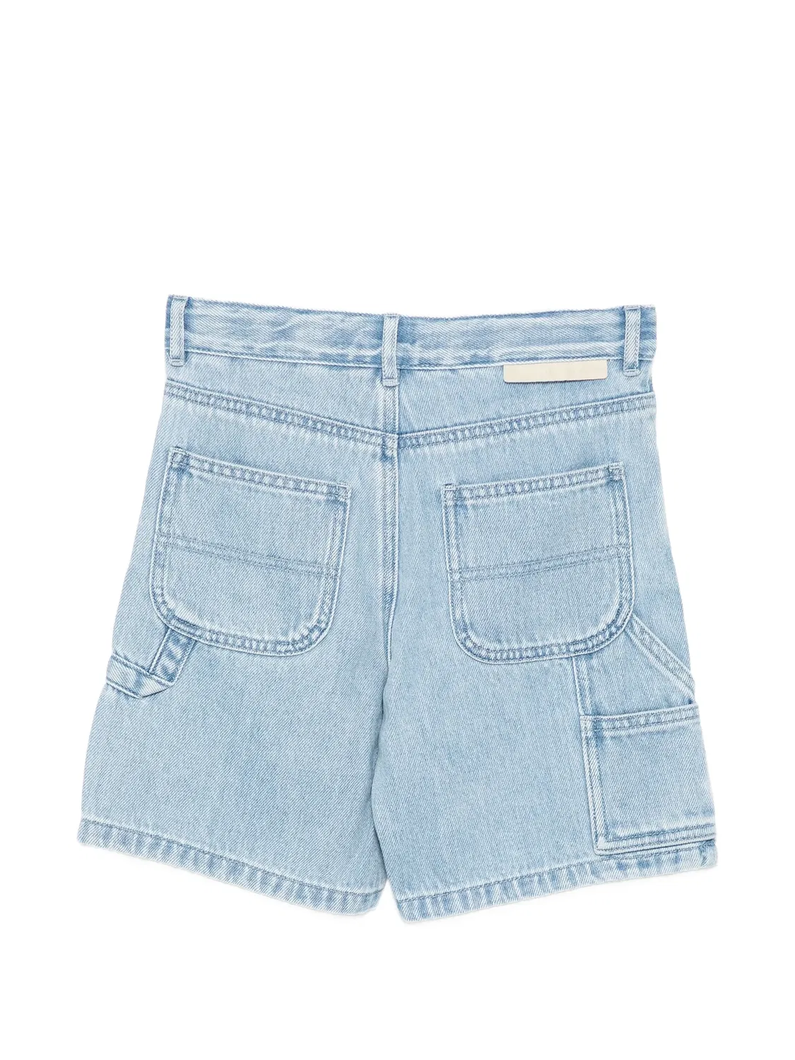 Джинсовые шорты прямого кроя Stella Mccartney Kids, синий — фото 2