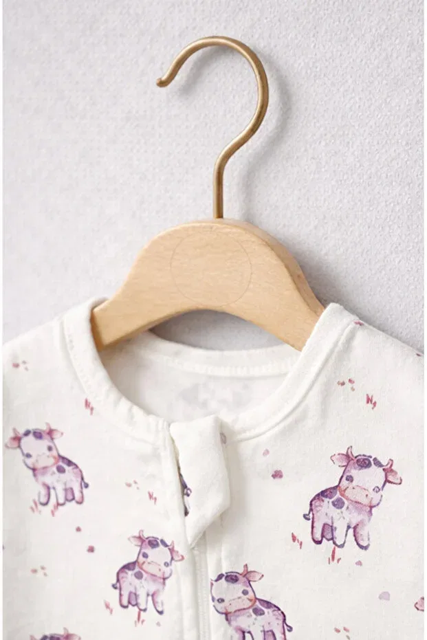 Детский комбинезон на молнии хлопковый Basics For My Baby, Ecru — фото 2