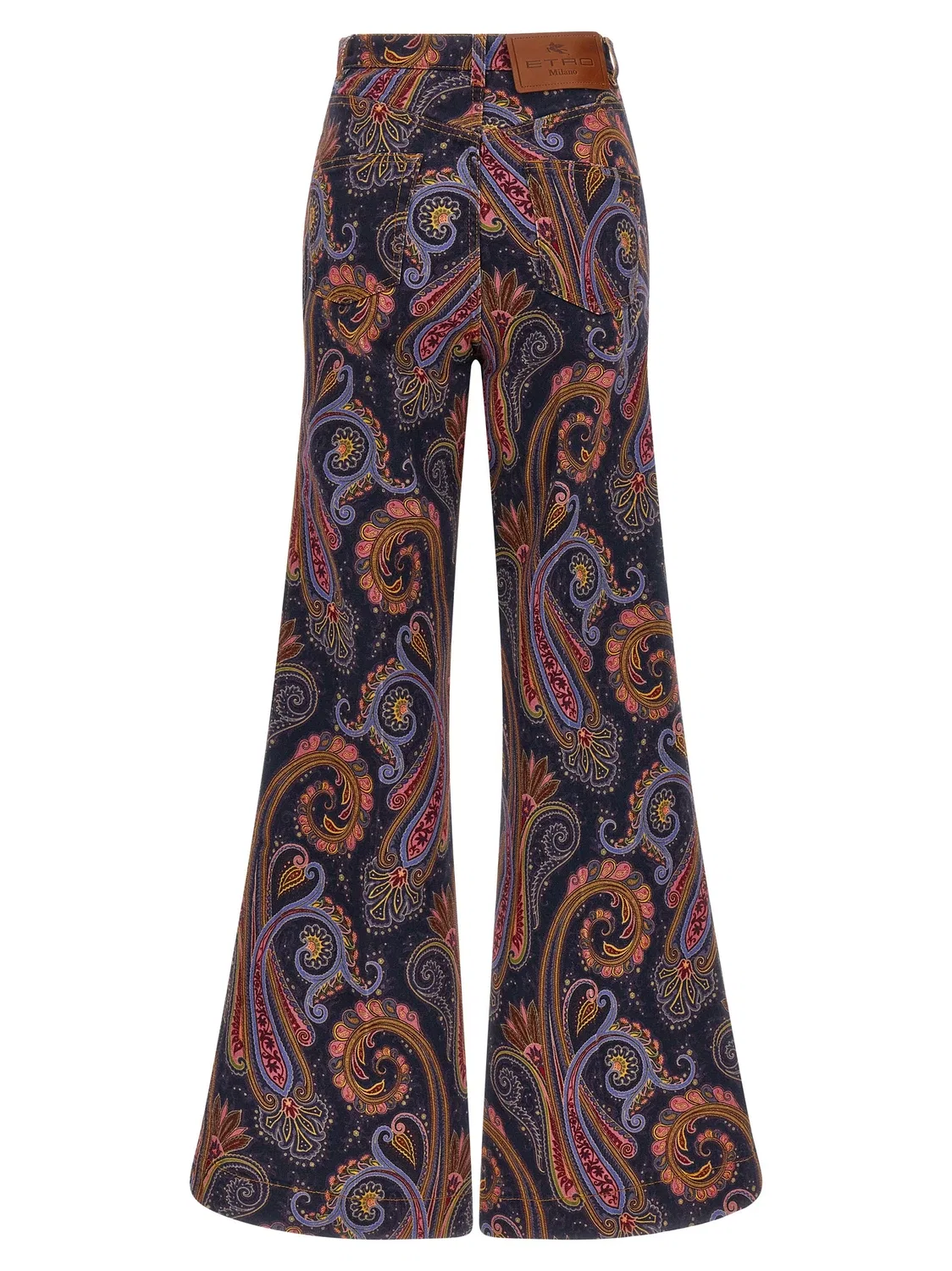 Расклешенные джинсы ETRO, мультиколор — фото 2