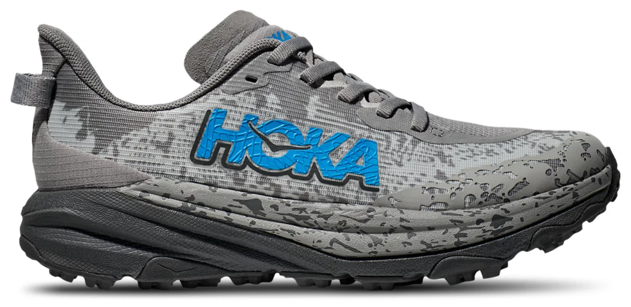 Кроссовки для девочек Speedgoat 6 HOKA, цвет Galactic Grey/Blue