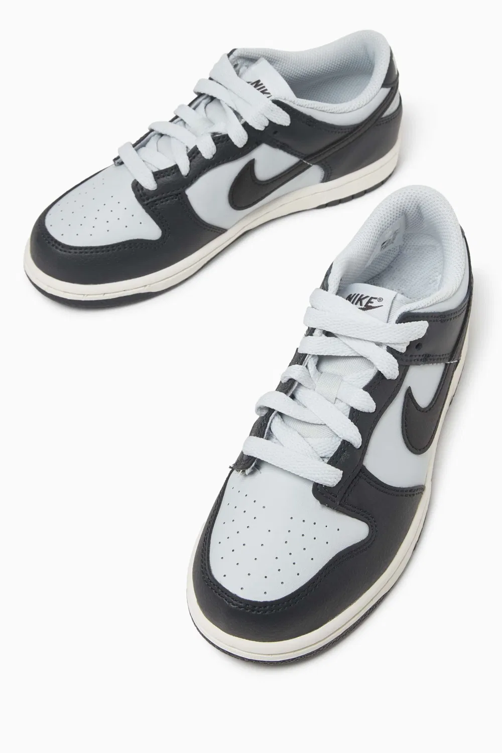 Кроссовки низкие кожаные Dunk Low Nike, серый — фото 3