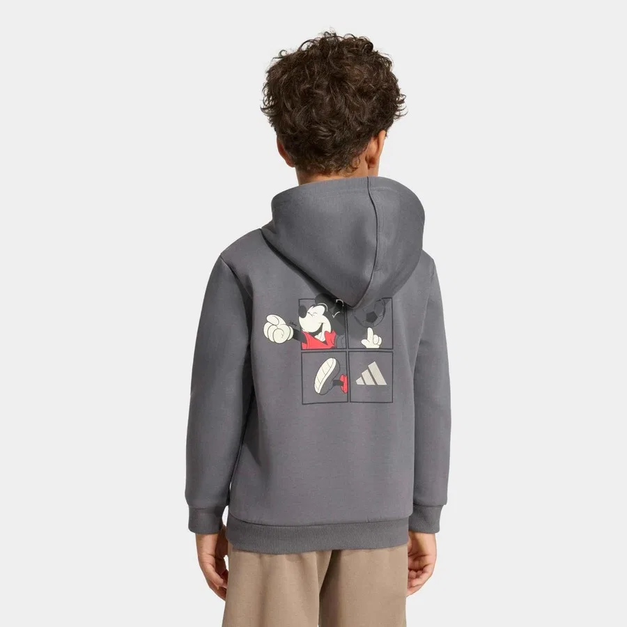 Детская куртка с длинным рукавом Mickey Mouse Future Icons adidas, Серый — фото 2