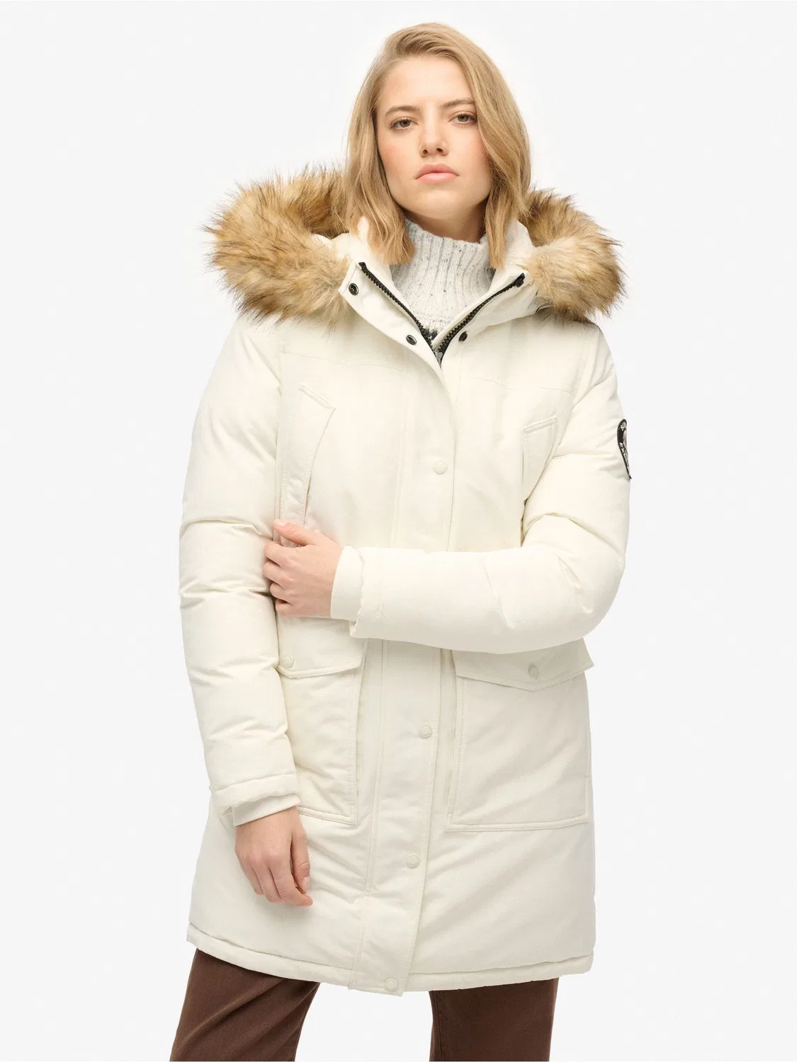 Парка Everest Superdry, белый