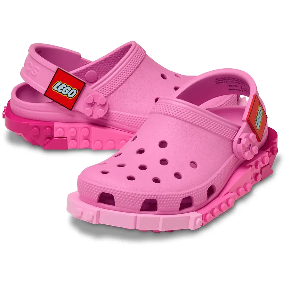 Клоги System Crocs, розовый — фото 2