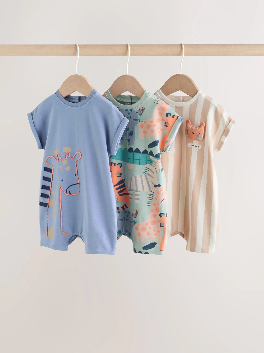 Комплект из 3 ползунков, сафари, Blue Safari Next