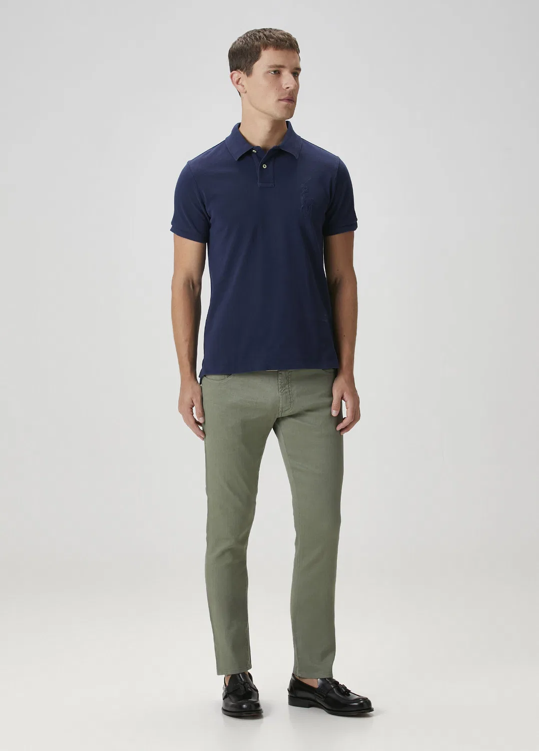 Поло Ralph Lauren, темно-синий — фото 2