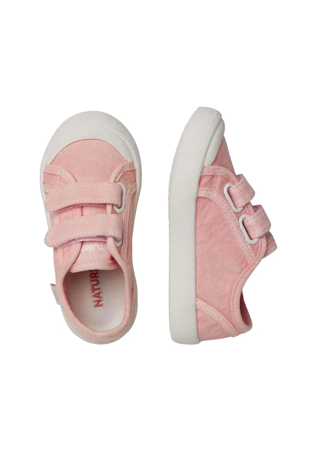 Детские кеды для девочек с принтом Summer Vl. Naturino, Pink — фото 2