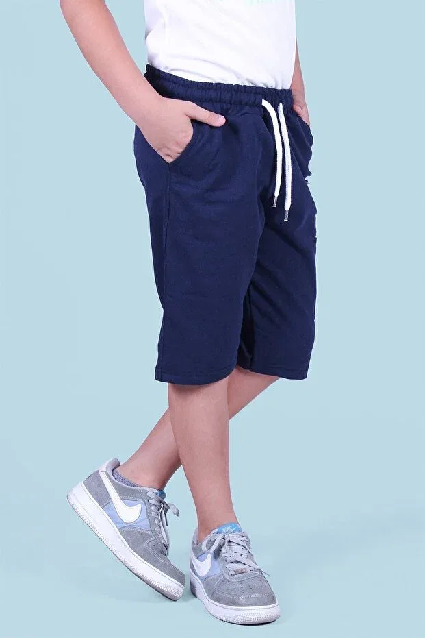 Детские шорты для мальчиков с принтом Performance Panio Kids, Navy Blue — фото 3