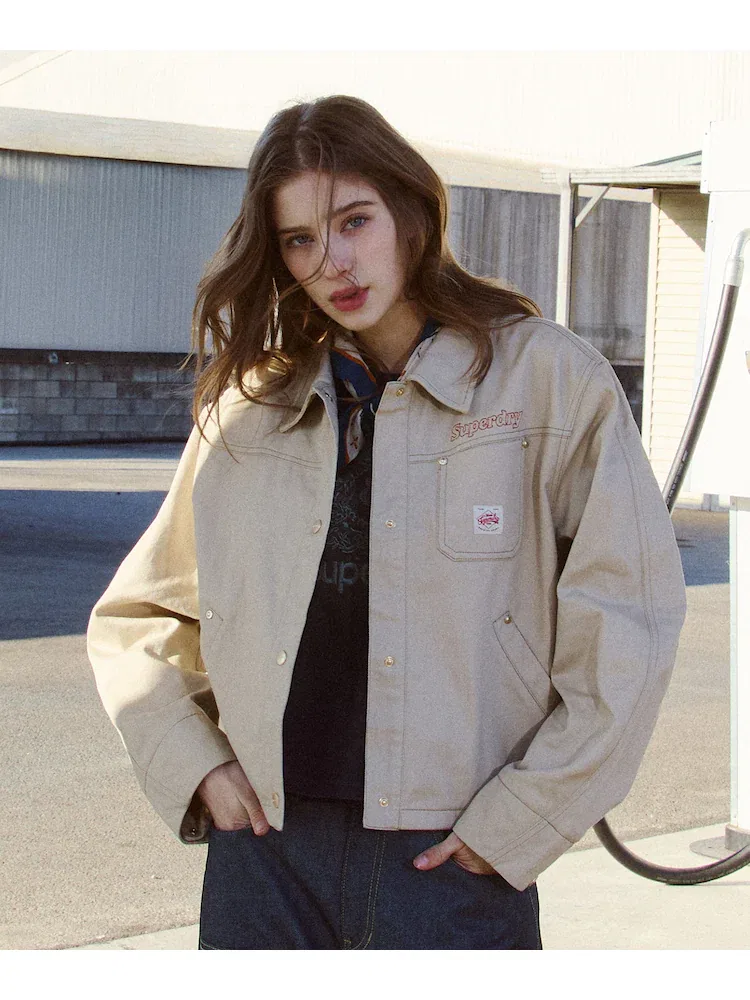 Жакет Work SUPERDRY, Light Beige — фото 2
