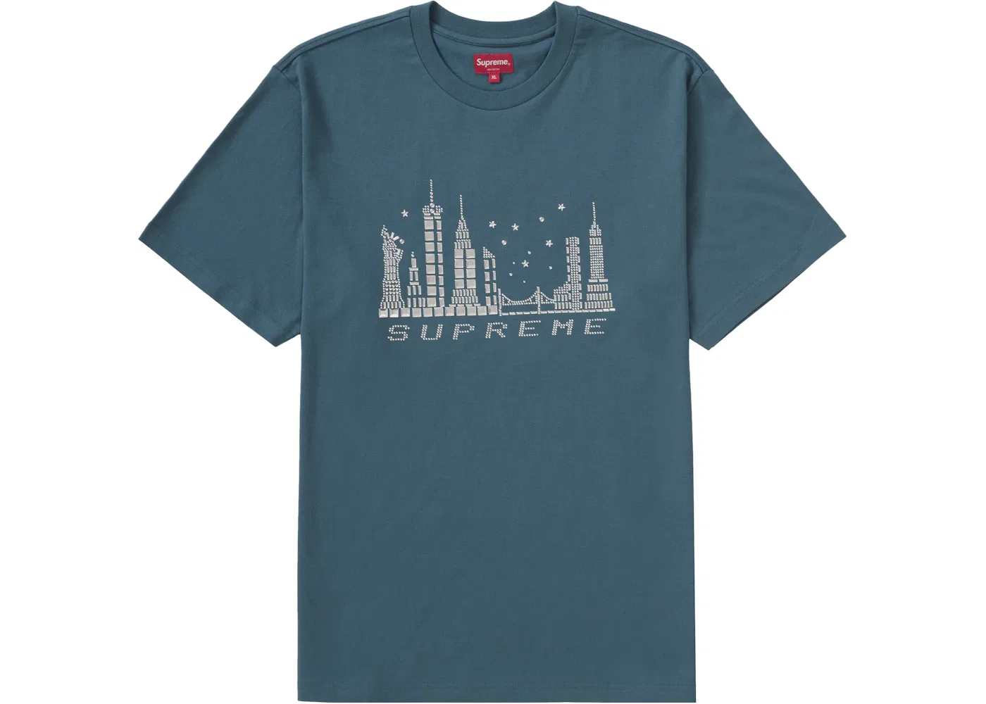 Мужская футболка Supreme Skyline S/S Top, Dark Slate