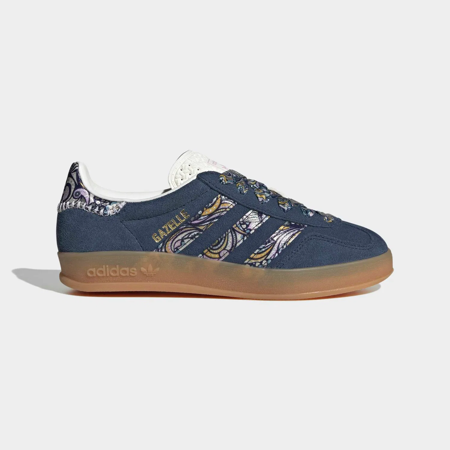 Детские кроссовки Gazelle Indoor J Adidas Originals, Night Indigo/Orchid Fusion/Gum — фото 2