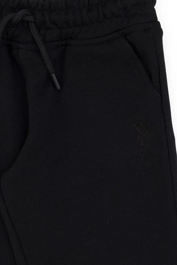 Детские спортивные штаны для мальчиков скинни U.S. Polo Assn., Black — фото 4