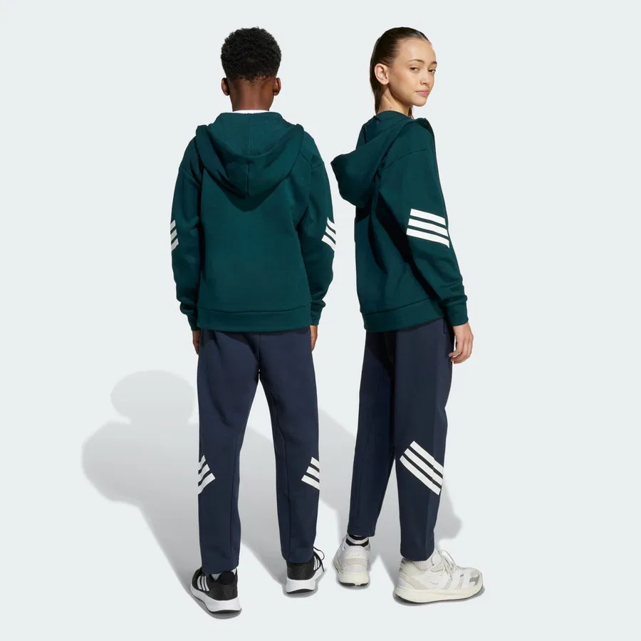Детские спортивные штаны с тремя полосами Future Icons 3-Stripes adidas, Бежевый — фото 3