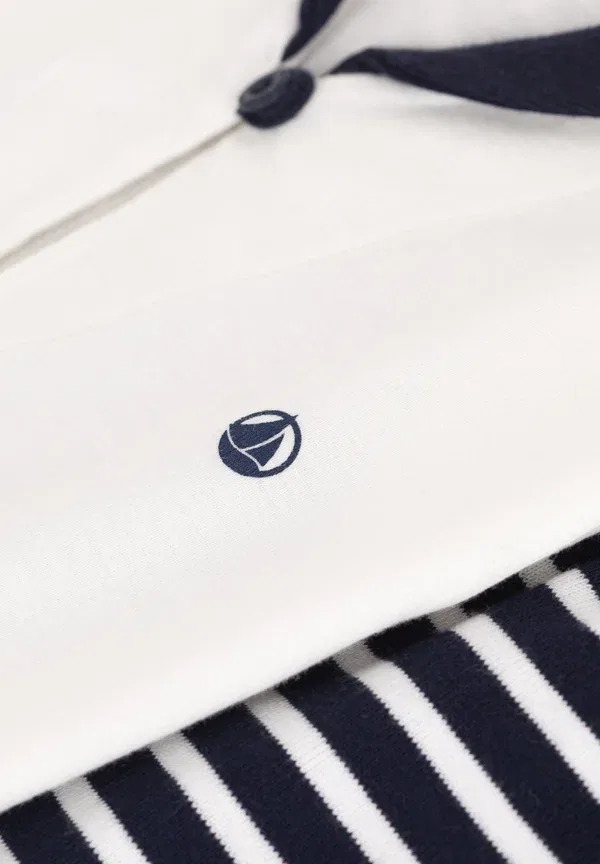 Комплект футболка с принтом, брюки хлопок Set Petit Bateau, smoking marshmallow — фото 3