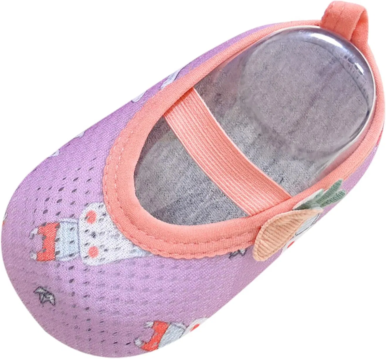 Детские кроссовки для первых шагов с мягкой подошвой, модель First-Walking Shoes, Purple — фото 4
