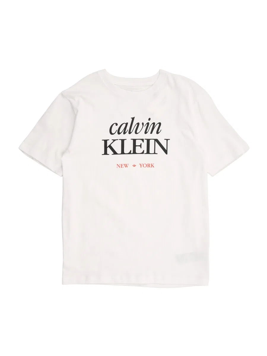 Детская рубашка белого цвета Calvin Klein Kids
