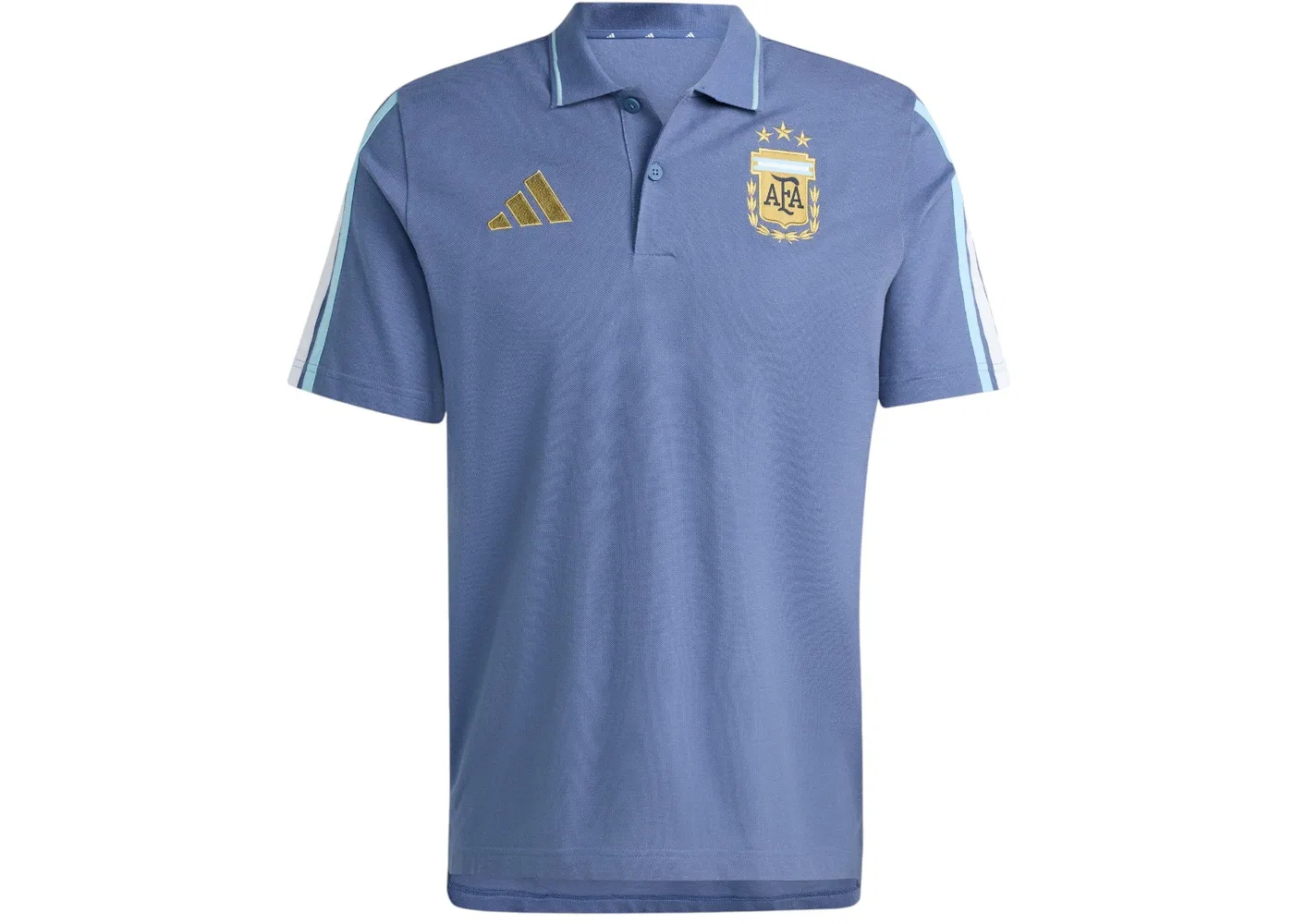 Мужская футболка-поло с длинным рукавом Adidas Polo, Crew Blue