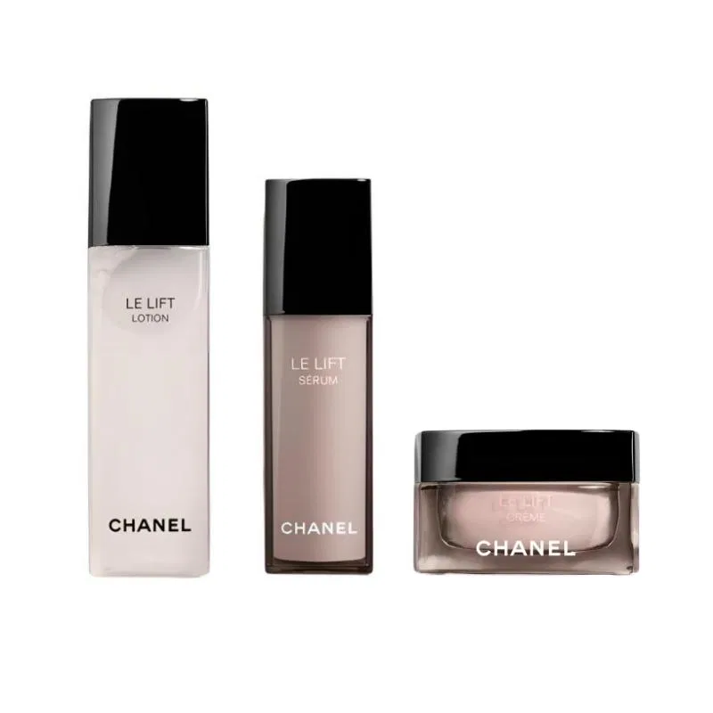 Женский набор для ухода за кожей с тонизирующей эссенцией и кремом, CHANEL, Black