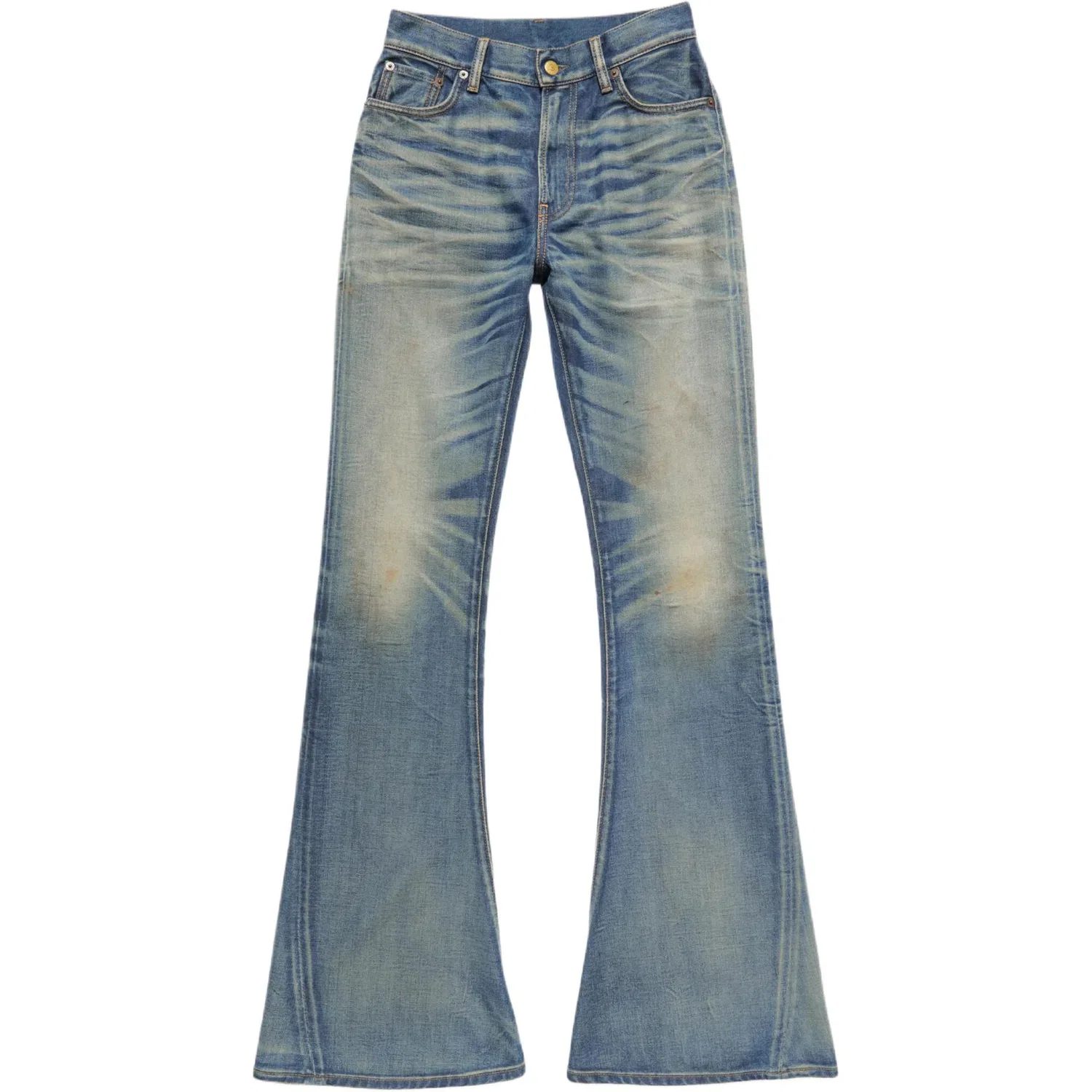 Женские джинсы с широким клешем Medium Blue Acne Studios, Medium Blue
