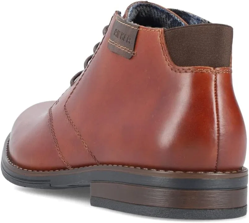 Мужские ботильоны Rieker на шнуровке, модель 10301, Brown 24 — фото 3