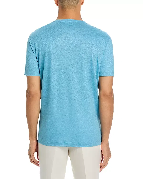 Мужская футболка с коротким рукавом Boss x Beckham Taut Tee, Open Blue — фото 3