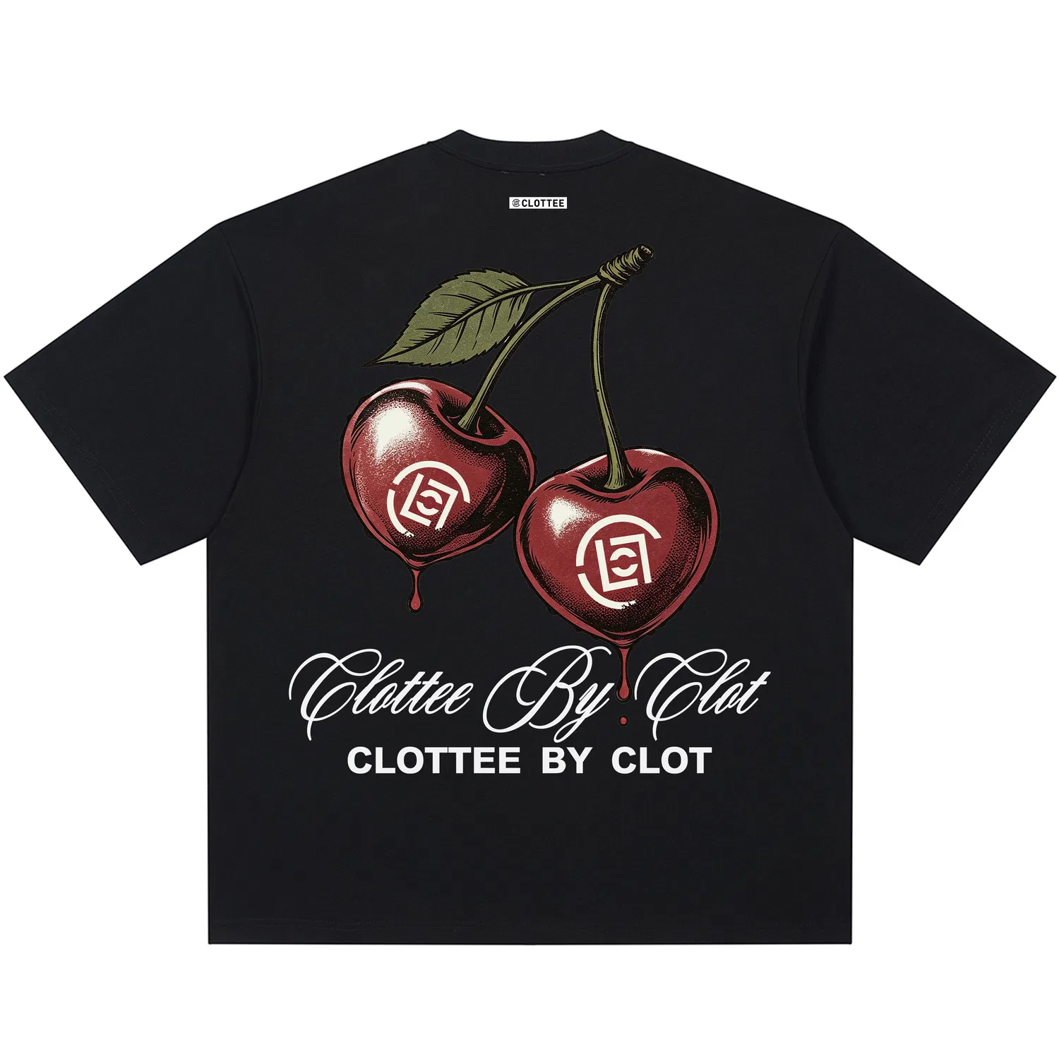 Детская футболка с круглым вырезом, средняя посадка, унисекс, CLOT, Navy Blue — фото 3