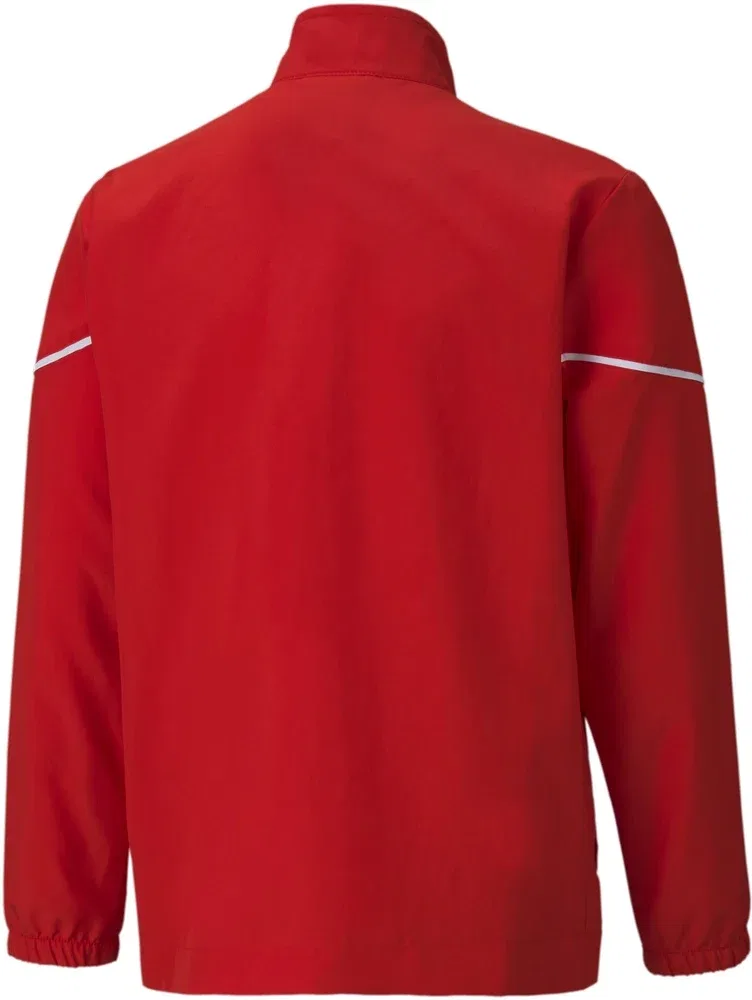 Куртка спортивная TeamRISE Sideline Jacket Jr Puma, красный — фото 2