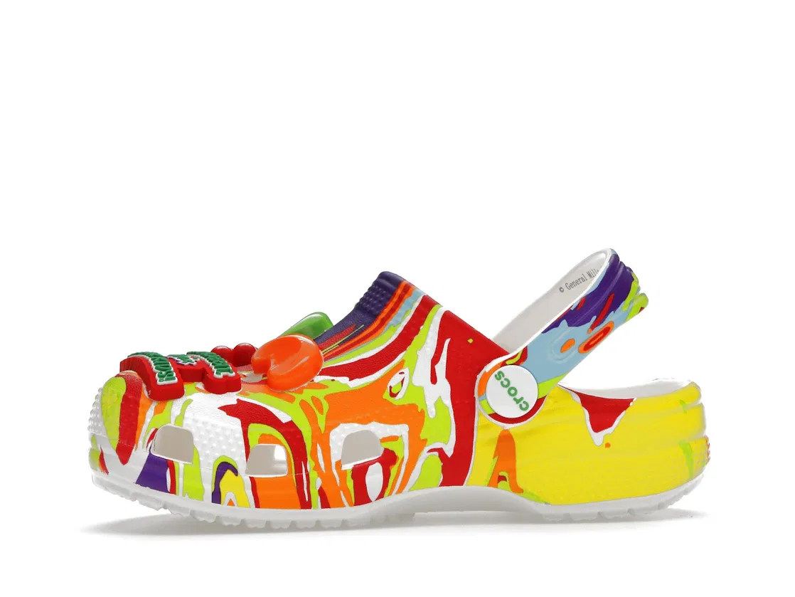 Детские клоги Classic Clog Trix Crocs, White Multi — фото 3