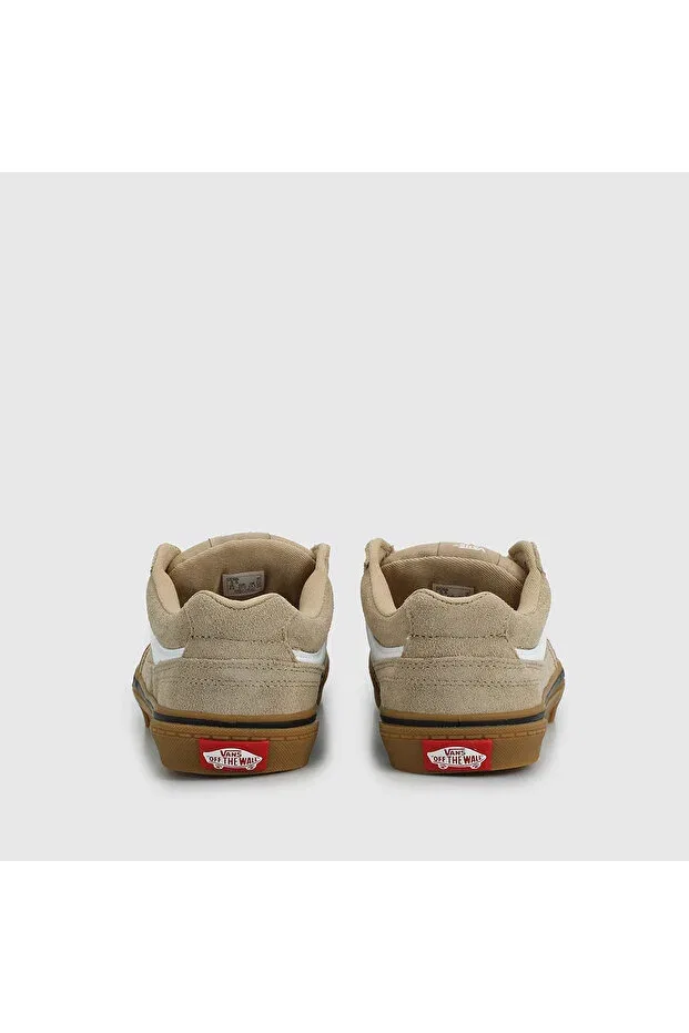 Детские кроссовки для девочек текстильные Caldrone kids Vans, Beige — фото 4