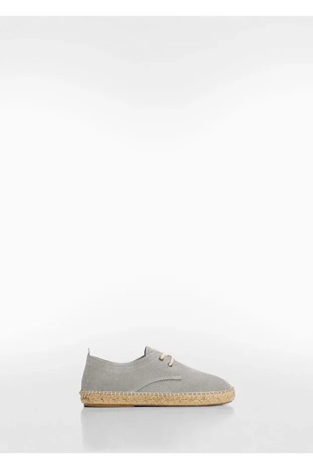 Детские эспадрильи для мальчиков на шнуровке Mango Kids, Sky Blue — фото 2