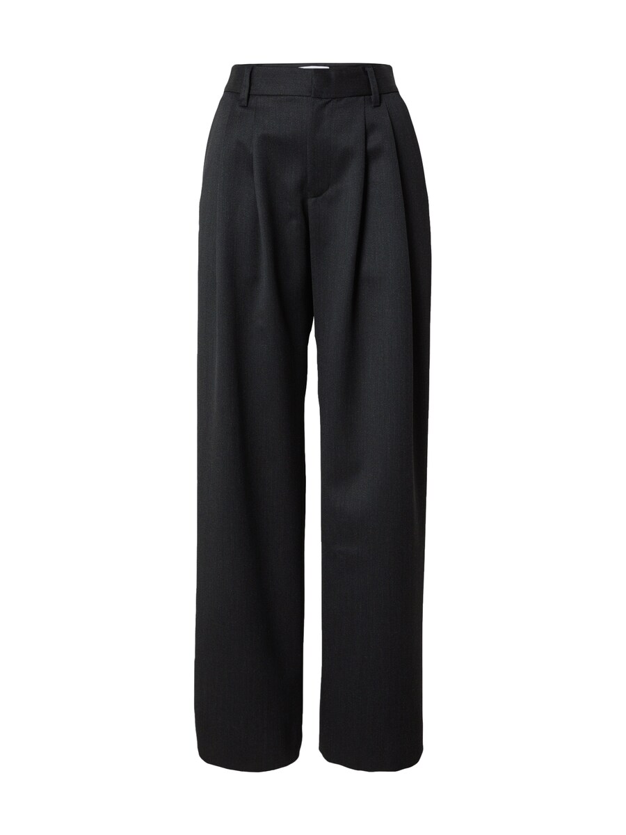 

Брюки со складками спереди Won Hundred Loose fit Pleat-Front Pants, черный