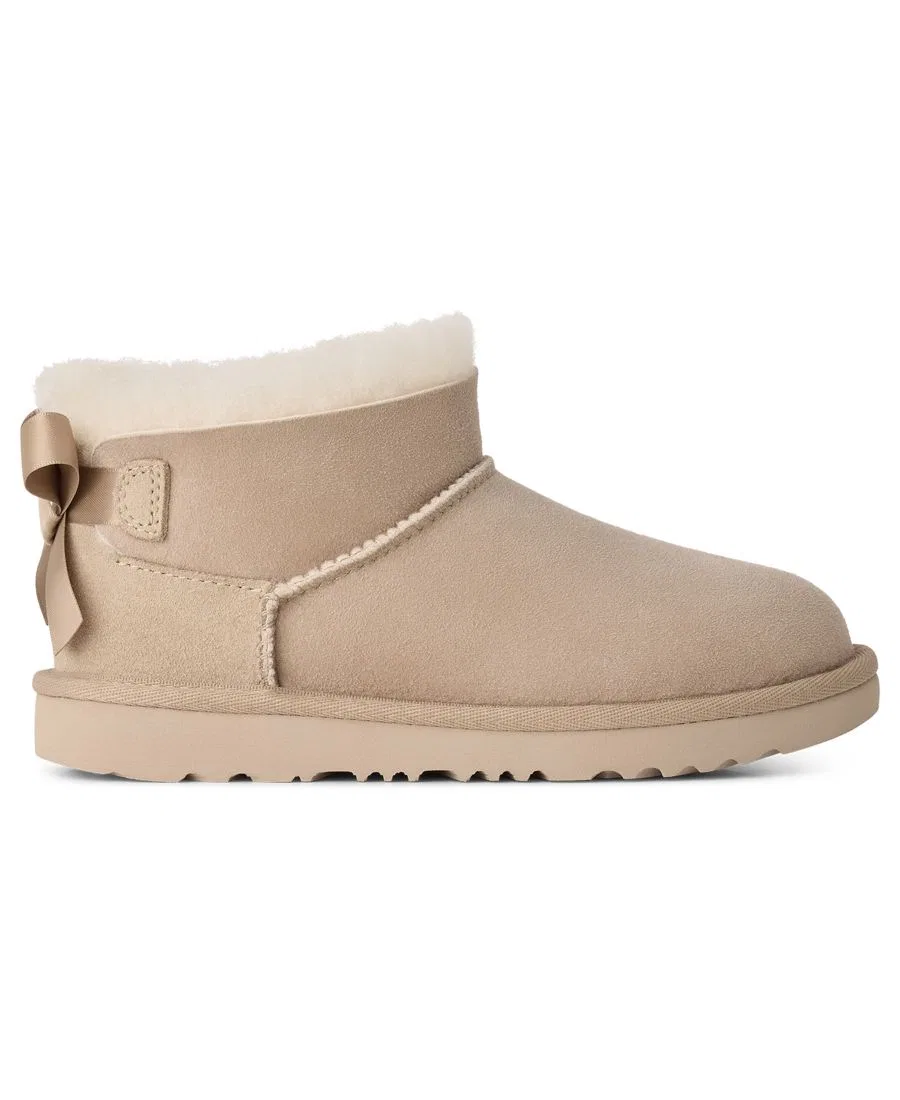 Детские ботинки-угги Ultra Mini Bailey Bow с бантиком UGG, Sand — фото 2