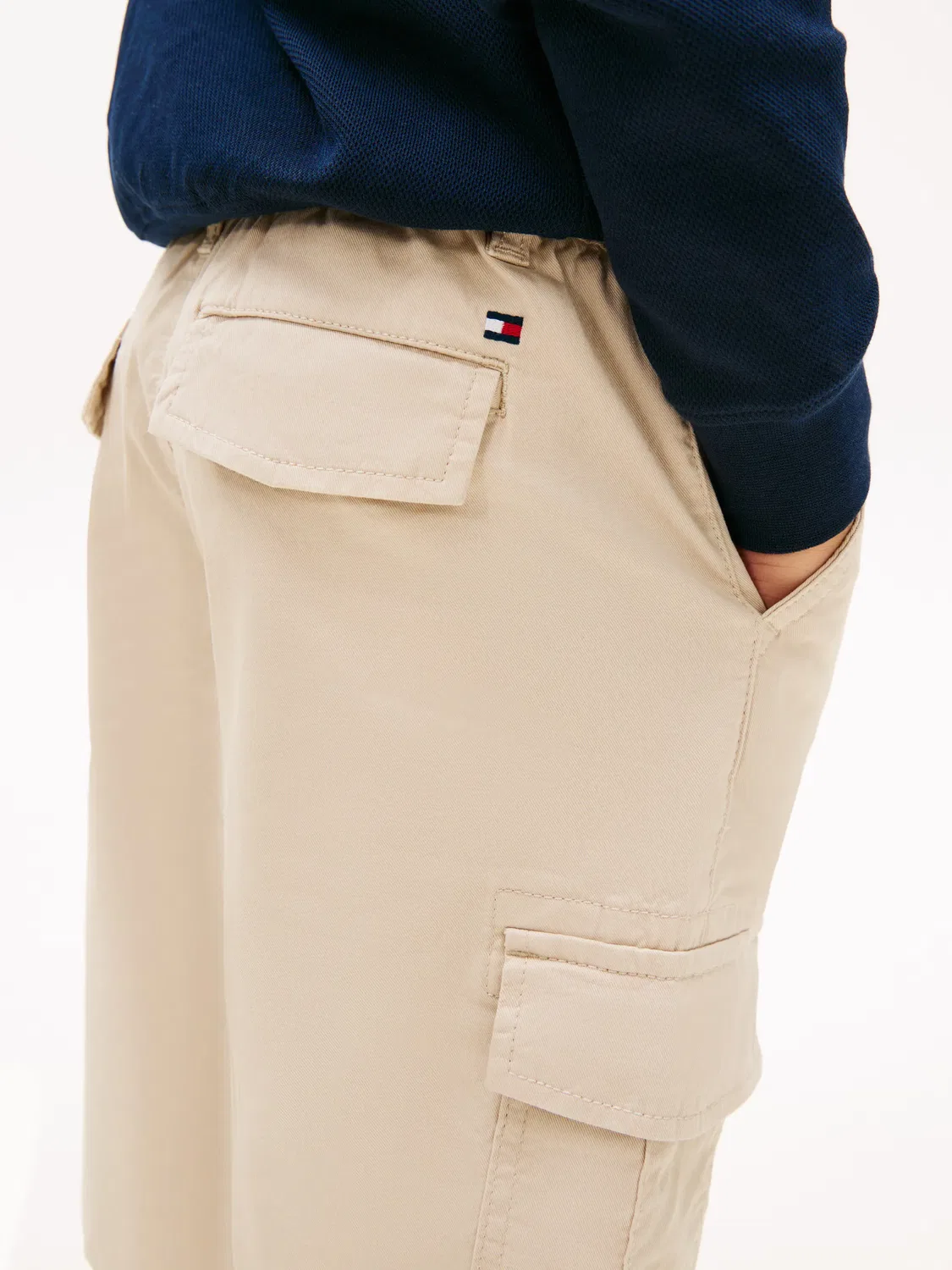 Детские шорты-карго для мальчиков Tommy Hilfiger, Marrón — фото 3