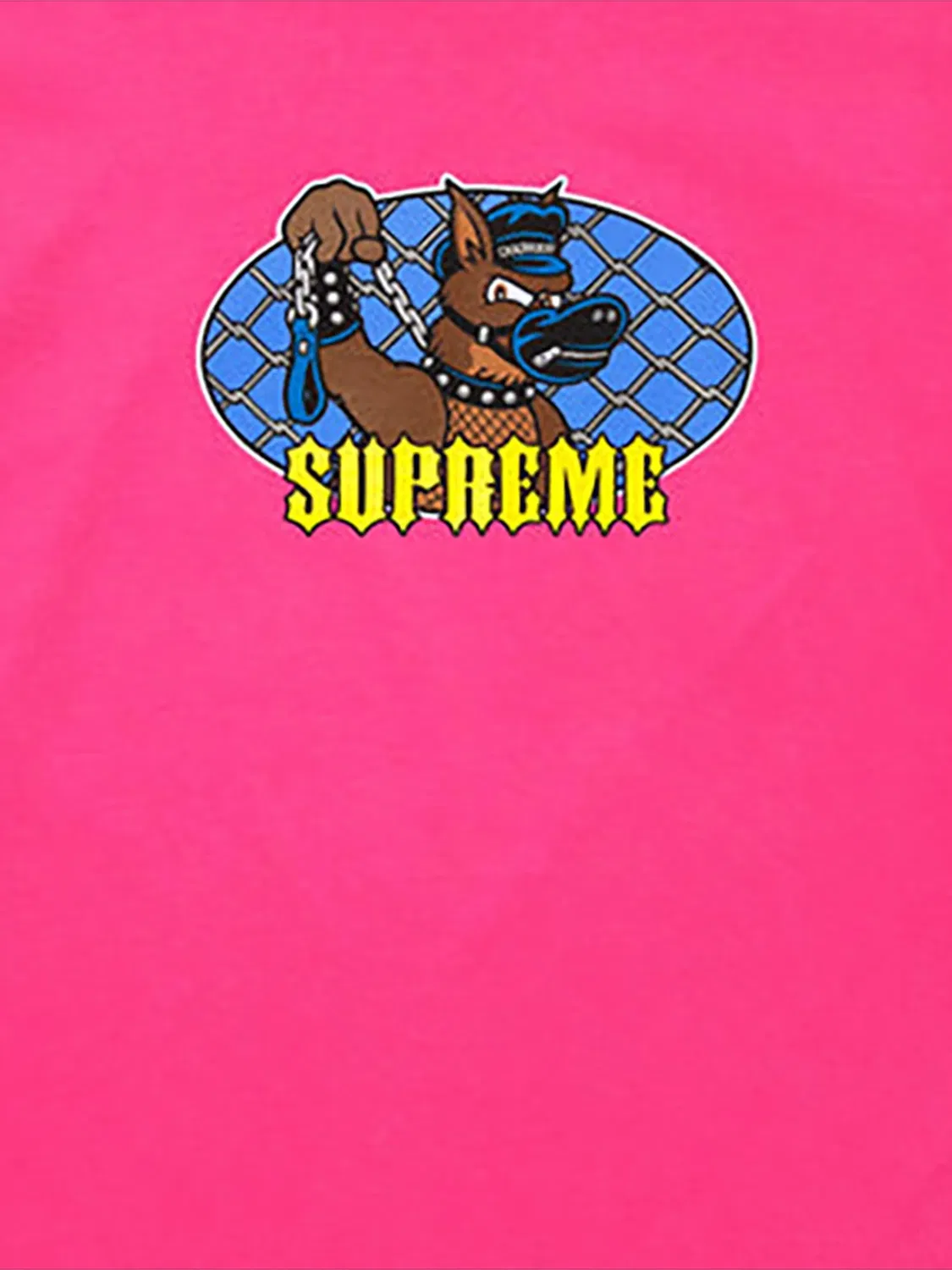 Футболка с графичным принтом Supreme, розовый — фото 2