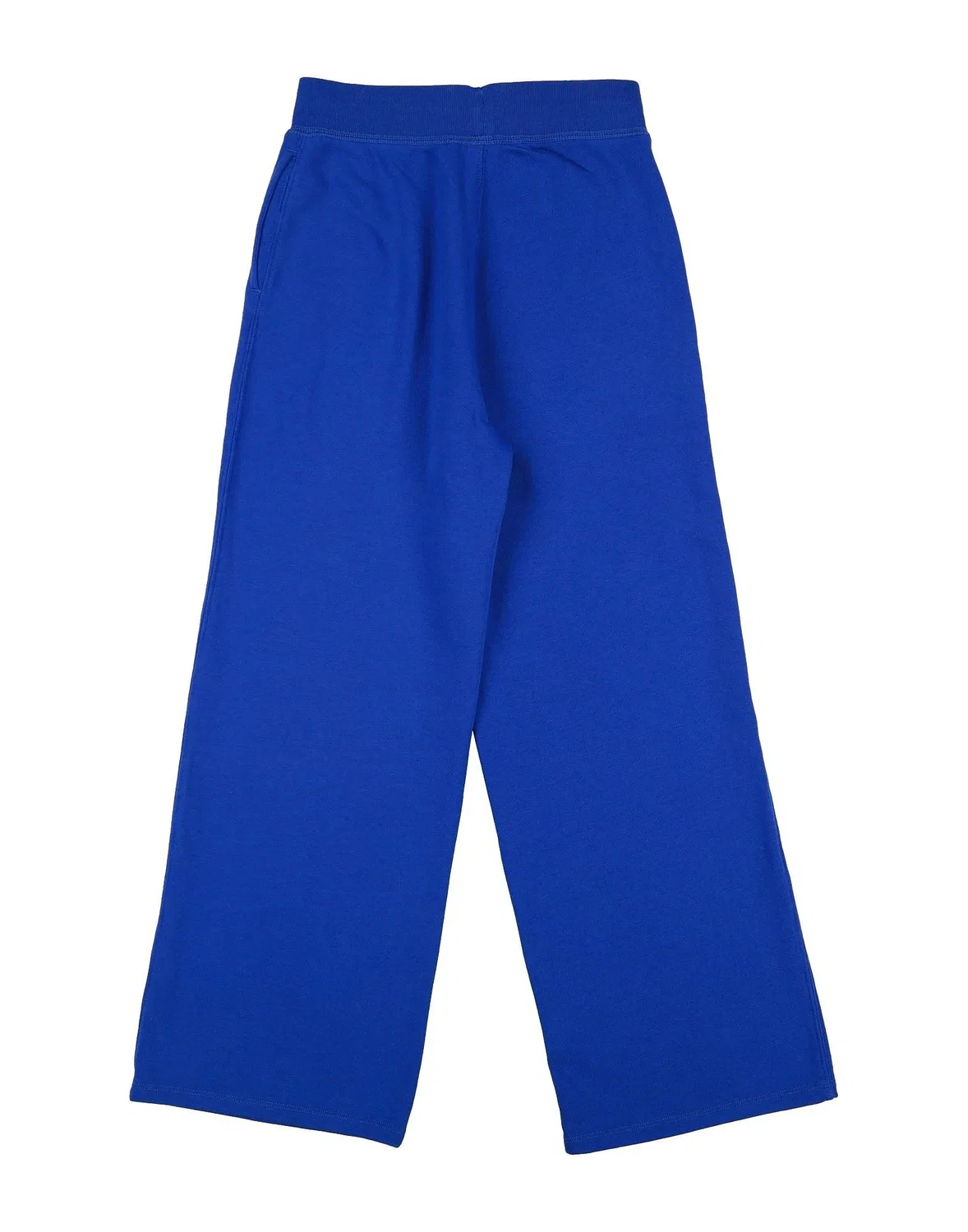 Детские спортивные штаны для девочек с принтом French Terry Wide-Leg Sweatpant Polo Ralph Lauren, синий — фото 2