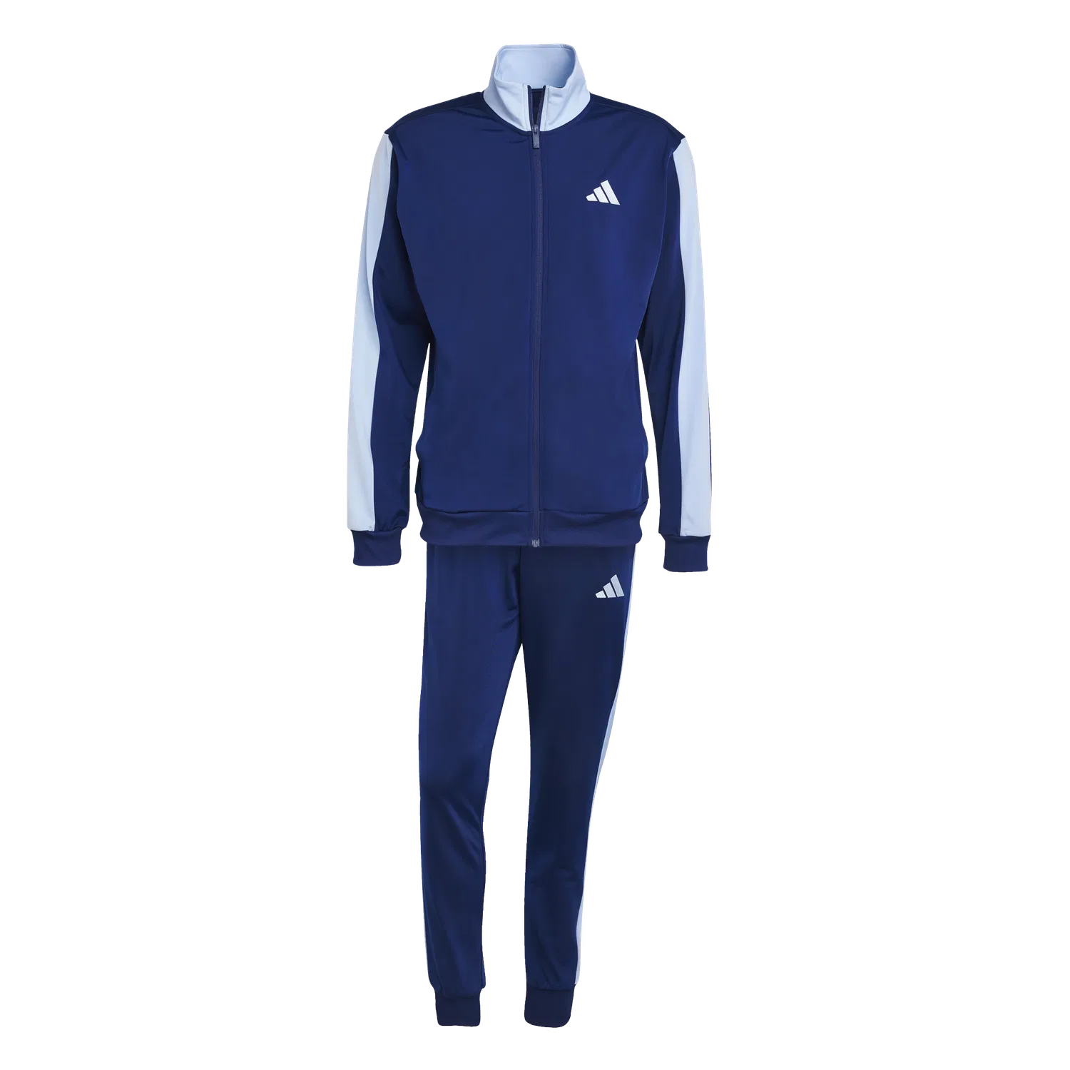 Мужской спортивный костюм с застежкой-молнией Adidas Regular Fit, синий