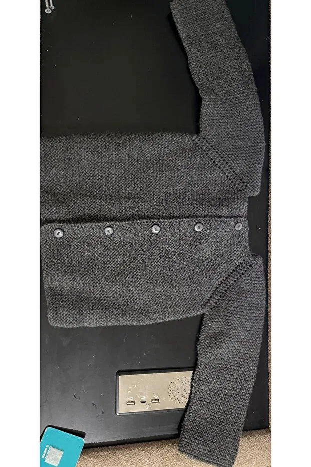 Детский кардиган для новорожденных вязаный Ada Home Collection Shop, Gray