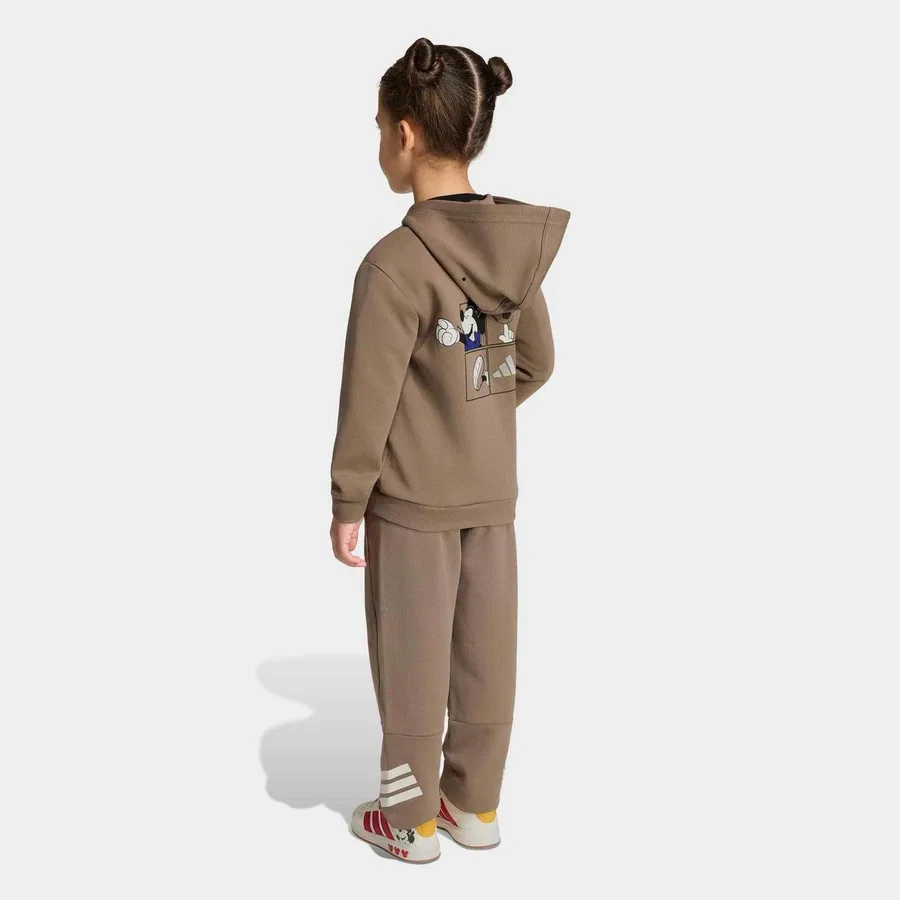 Детские спортивные штаны adidas Disney Mickey Mouse, Кремовый — фото 4