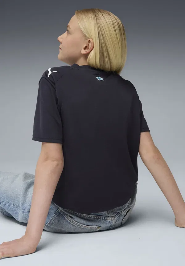 Футбольная форма с быстрым высыханием Olympique de marseille 25/26 away jersey youth, Puma, New Navy Luminous Blue, темно-синий — фото 4